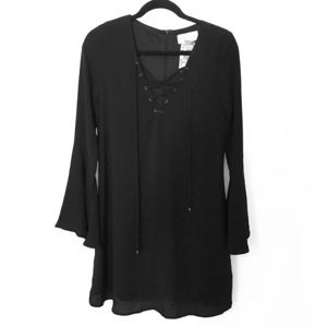 Black dress with boho sleeves